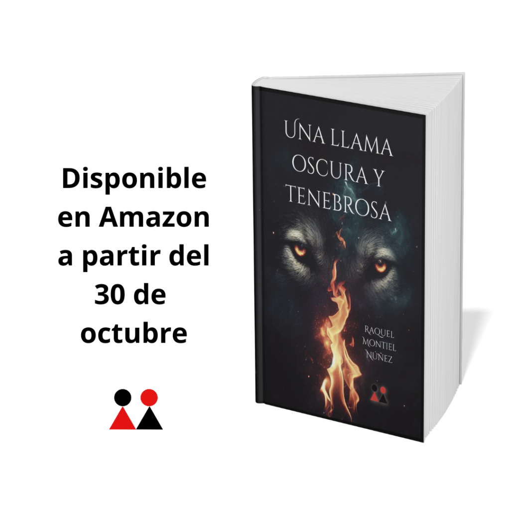 Cubierta de una llama oscura y tenebrosa