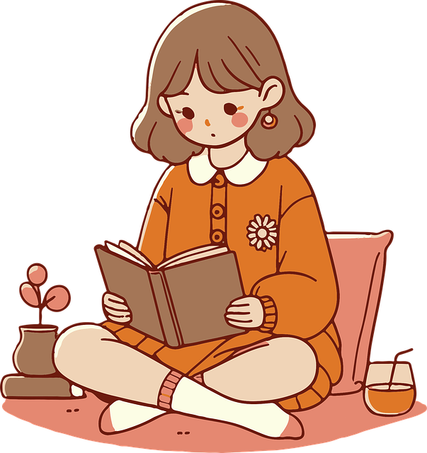 niña leyendo novelas